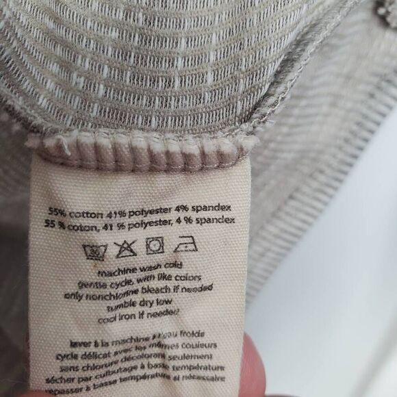 Anthropologie Donni Cardigan Long Open Sweater Striped One Size Pockets - Picture 4 of 4